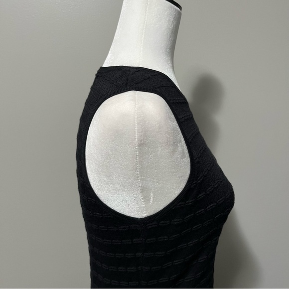 Brooks Brothers Black Knit Sleeveless Bodycon Dress - Picture 6 of 11